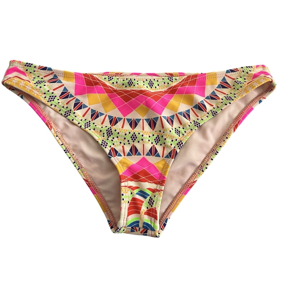 Mara Hoffman Geometric Swimsuit Bikini Swim Bottoms Designer Beachwear Small